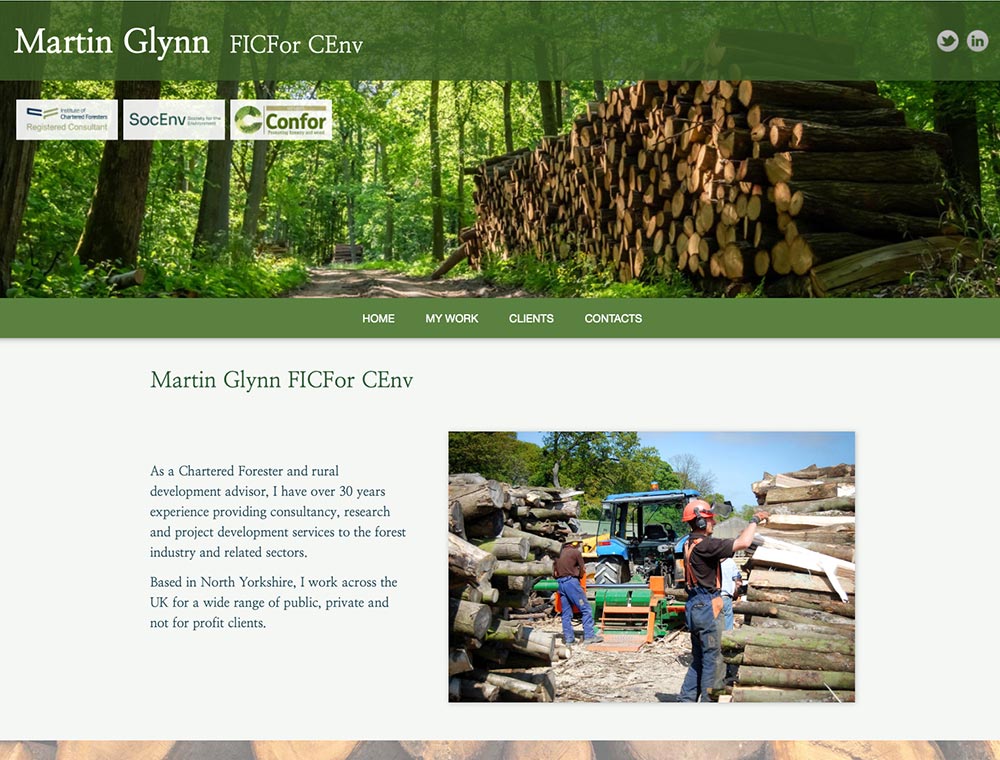 Martin Glynn - Chartered Forester & Rural Development Advisor