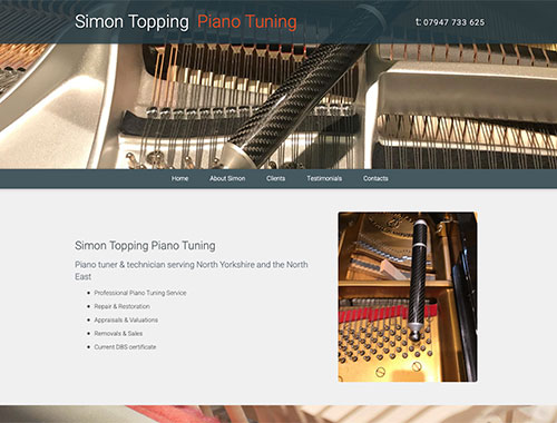 Simon Topping - Piano Tuner